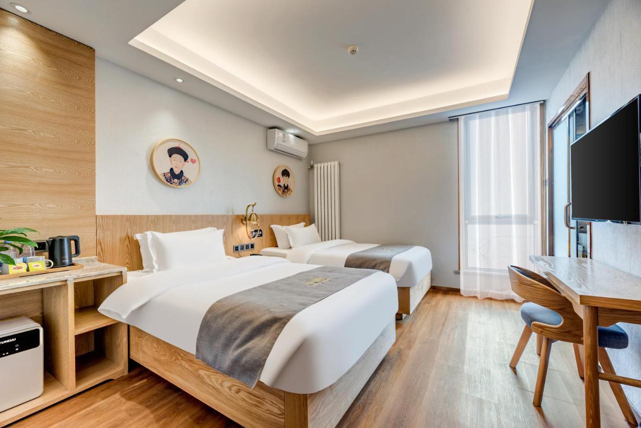 Happy Dragon City Culture Hotel -In The City Center Close To Forbidden City&Wangfujing Street&Subway Nearby &Free Coffee & Free Laundry&English Speaking With Tour Services &Free Wifi Unlimited For Western Software Beijing Luaran gambar